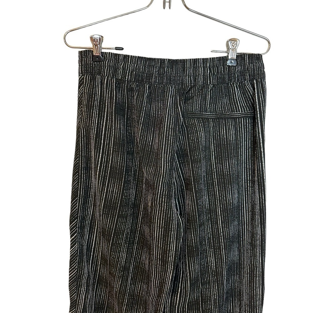 Athleta High Rise Arrival Pants in Amara Stripe Black 4 - Picture 8 of 10